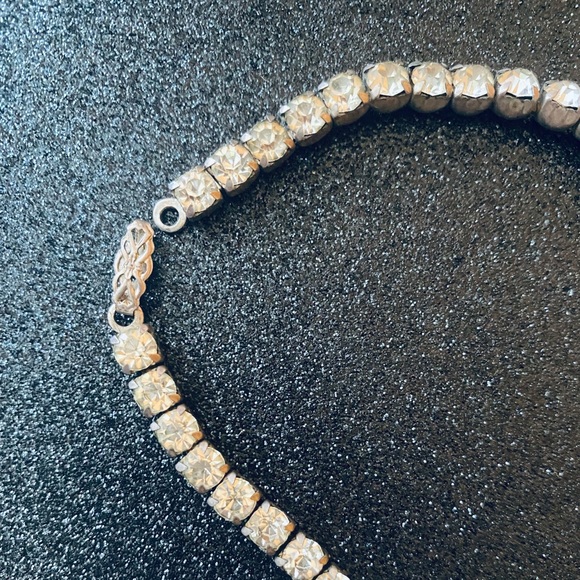 Vintage Sterling ‘Diamond’ Necklace - Picture 13 of 14